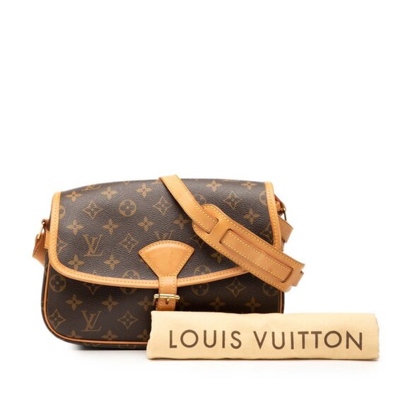 LOUIS VUITTON Authentic Brown Monogram Leather Shoulder Bag - Picture 7 of 7